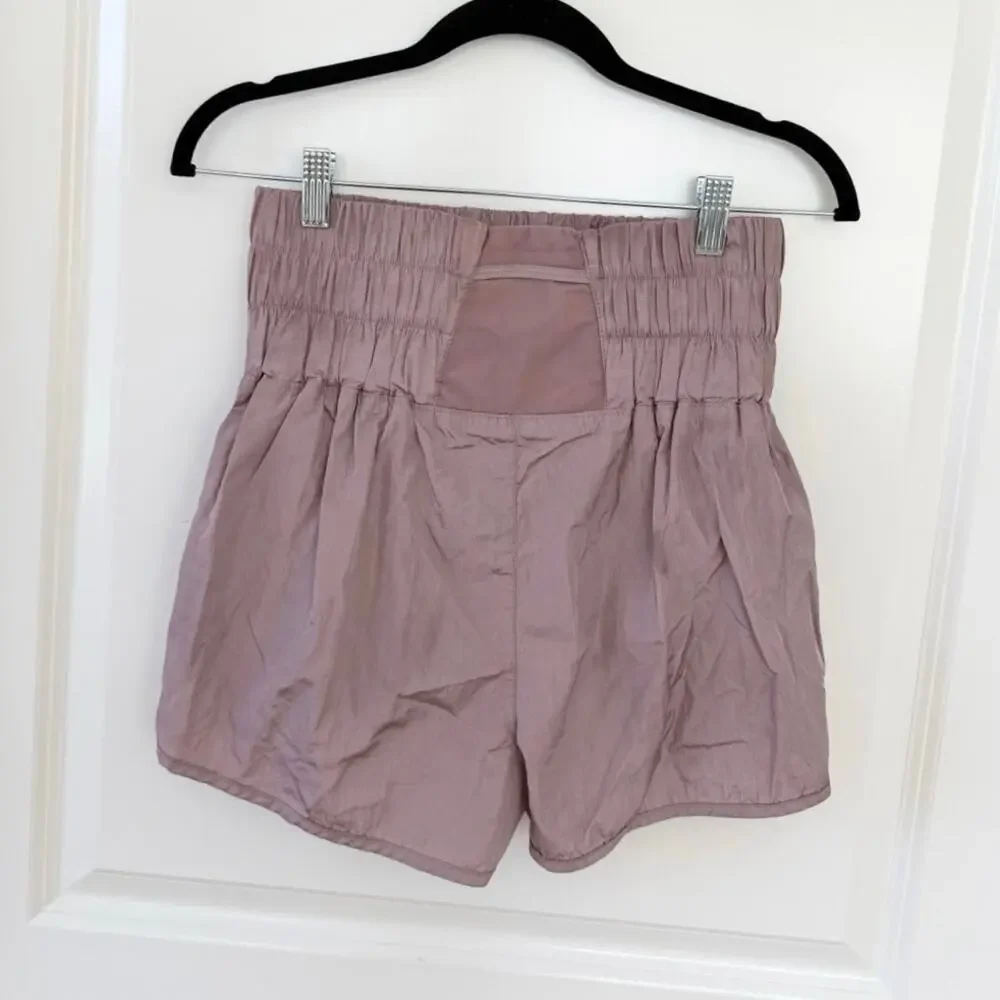 Free People FP Movement The Way Home Shorts Purple Dust Medium